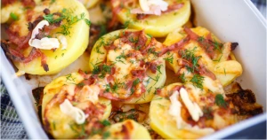 Préparez un gratin de pommes de terre aux lardons pour un moment délicieux garanti !